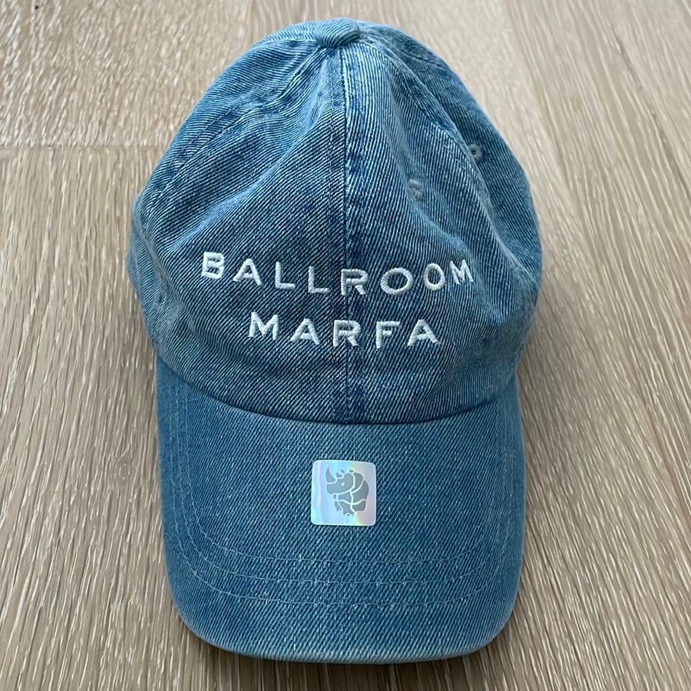 New Ballroom Marfa Denim Cap With Adjustable Strap